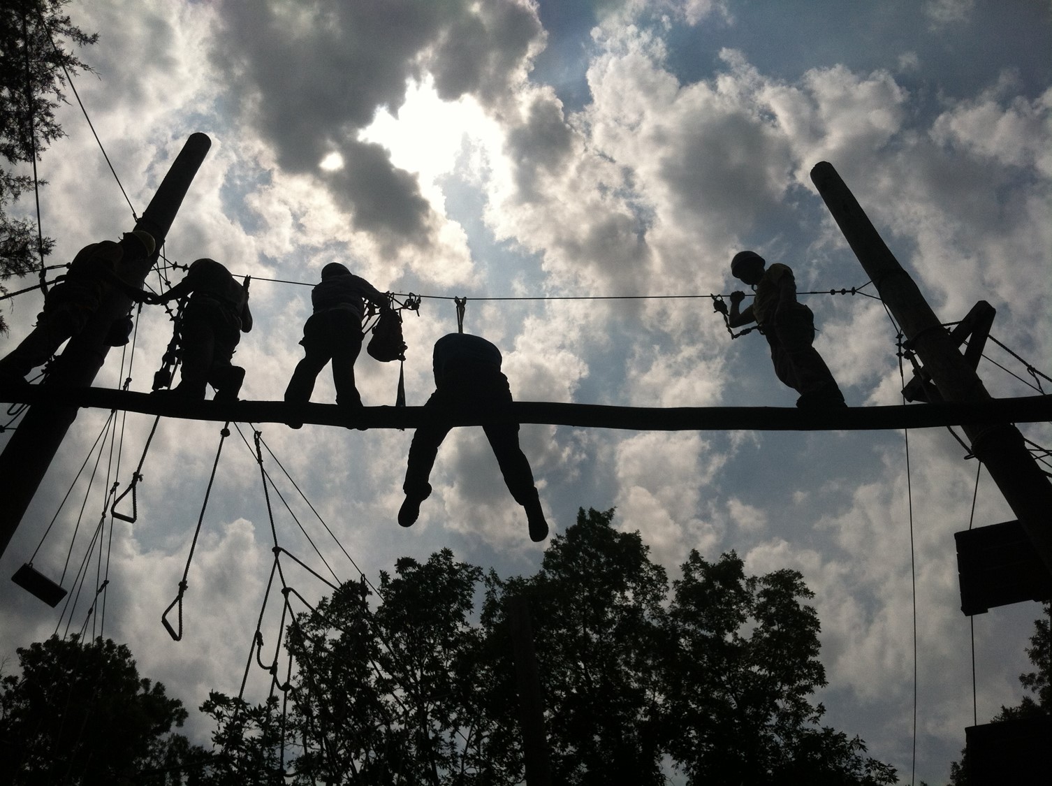 high-ropes course